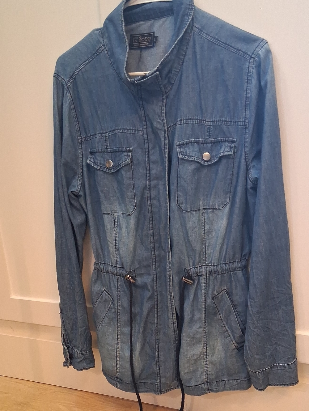 Darling Vintage Lightweight  100% Cotton Denim Anorak Jacket